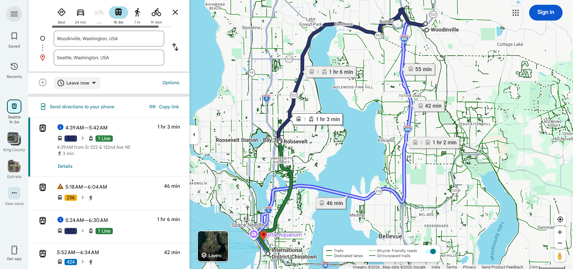 Google Maps Driving Directions - Key features of Google Maps navigation and route planner